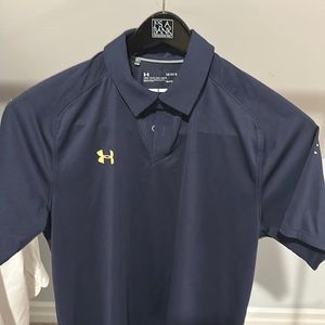 Under armor navy blue polo size Large
